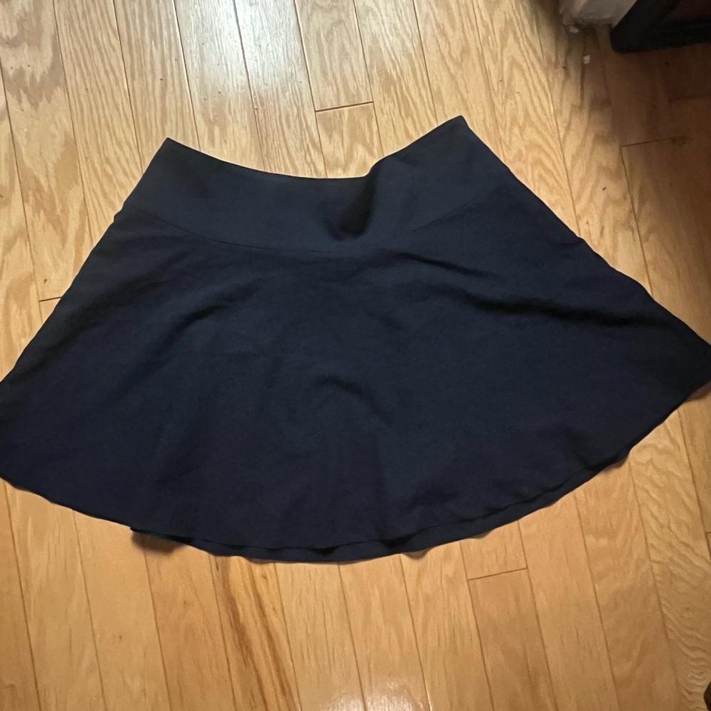 New York & Company Navy Skater Skirt